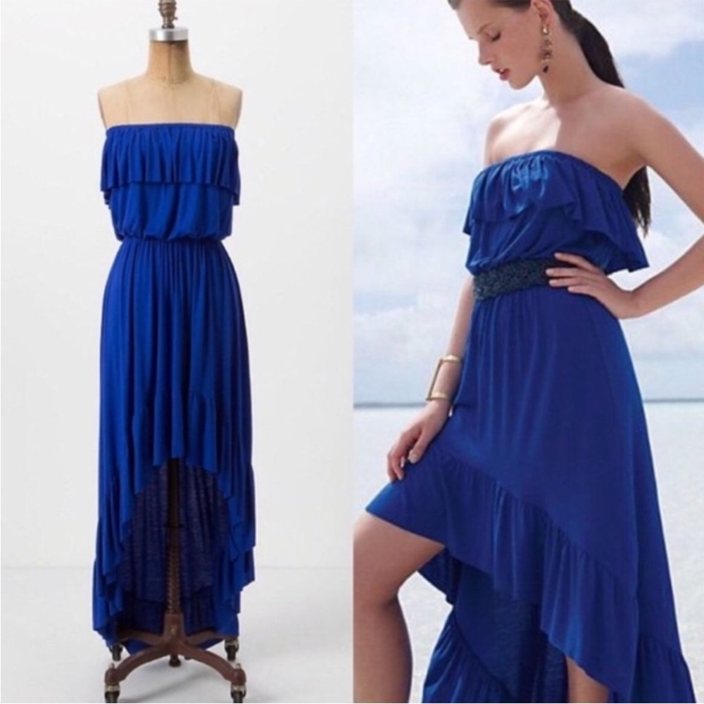 Anthropologie (Lilka) High Low Strapless Dress